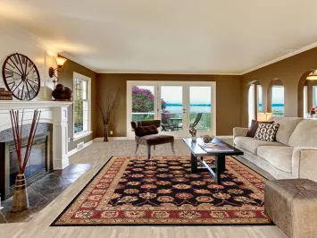 Vegetable Dye Sultanabad Persian Area Rug 9x12