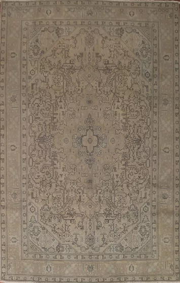 Distressed Tabriz Persian Area Rug 8x11