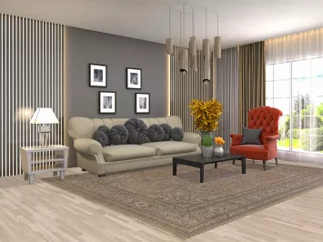 Distressed Tabriz Persian Area Rug 8x11