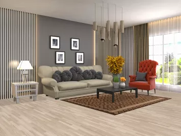 Brown Kilim Tribal Area Rug 5x7