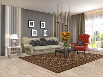 Hand-Woven Kilim Tribal Area Rug 7x10