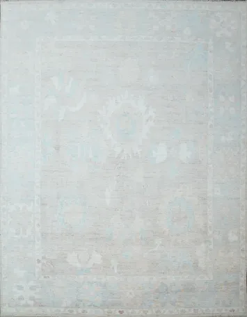 Vegetable Dye Oushak Oriental Area Rug 9x12