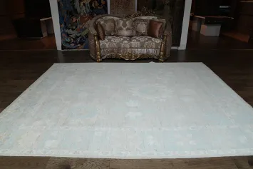 Vegetable Dye Oushak Oriental Area Rug 9x12