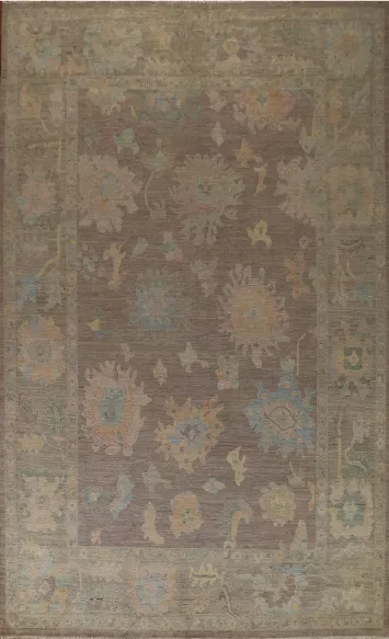 Vegetable Dye Oushak Oriental Large Rug 10x14
