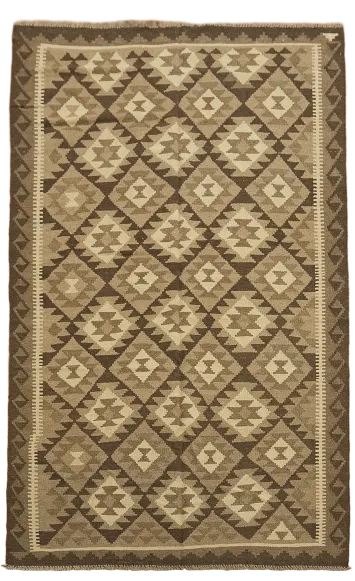 Hand-Woven Kilim Oriental Area Rug 5x8
