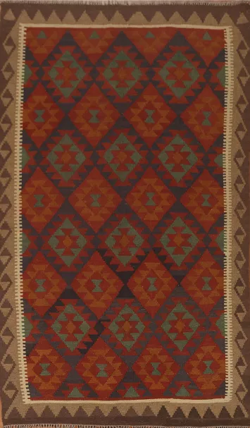 Geometric Kilim Oriental Area Rug 5x8