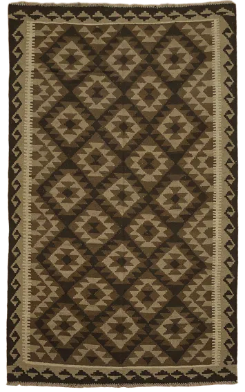Hand-Woven Kilim Oriental Area Rug 5x8