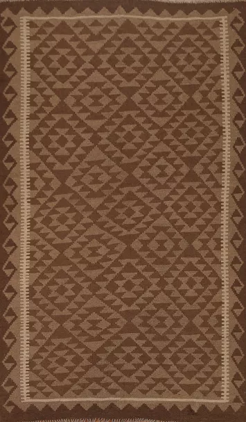 Wool Kilim Oriental Area Rug 5x9