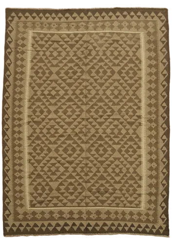 Tribal Kilim Wool Area Rug 7x10