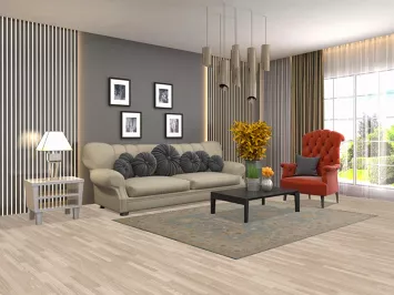 Vegetable Dye Oushak Turkish Area Rug 5x7