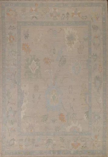 Vegetable Dye Oushak Oriental Area Rug 8x10