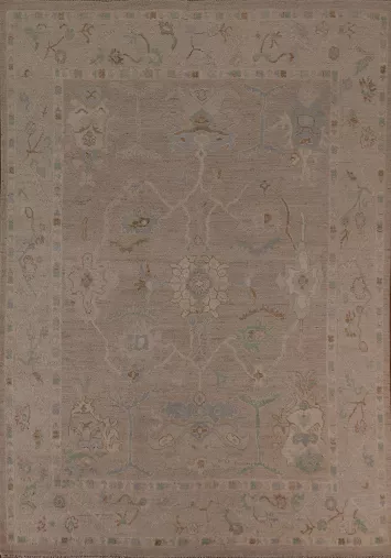 Vegetable Dye Oushak Oriental Area Rug 8x10