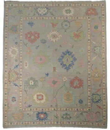 Vegetable Dye Oushak Oriental Area Rug 8x10