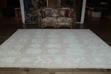 Vegetable Dye Oushak Oriental Area Rug 9x12