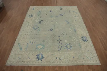 Vegetable Dye Oushak Oriental Area Rug 8x10