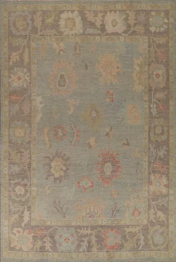 Vegetable Dye Oushak Oriental Area Rug 8x10