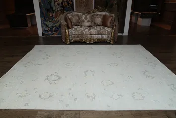 Turkish Oushak Vegetable Dye Area Rug 9x12