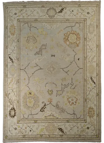 Vegetable Dye Oushak Oriental Area Rug 8x10