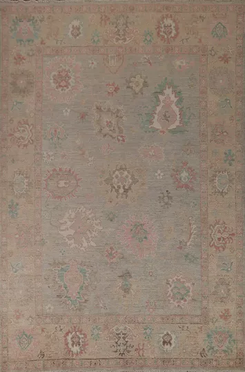 Vegetable Dye Oushak Oriental Area Rug 8x10