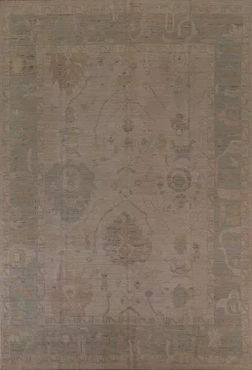 Vegetable Dye Oushak Oriental Area Rug 8x10