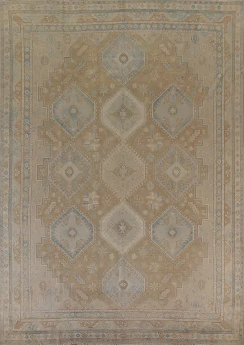 Vegetable Dye Oushak Oriental Area Rug 8x10