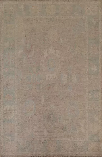 Vegetable Dye Oushak Oriental Area Rug 6x9