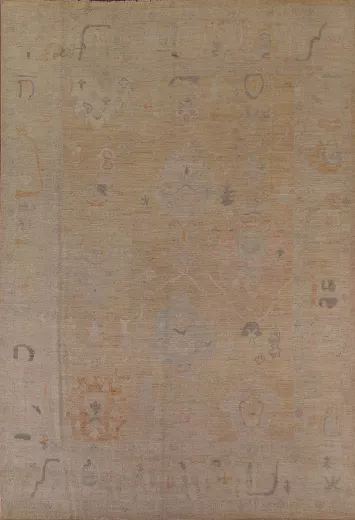 Handmade Oushak Vegetable Dye Area Rug 8x10