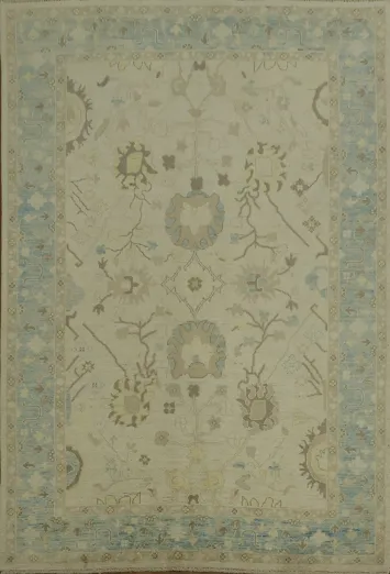 Vegetable Dye Oushak Oriental Area Rug 6x9