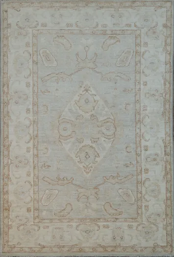 Handmade Oushak Vegetable Dye Area Rug 4x6