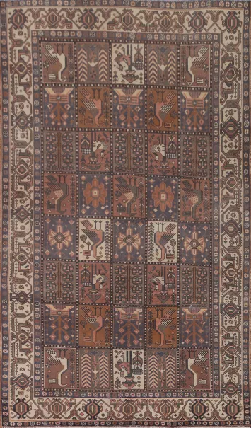 Garden Design Bakhtiari Persian Area Rug 7x10