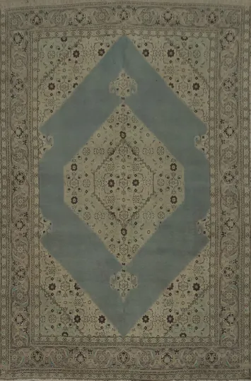 Classic Elegance Medallion Tabriz Persian Area Rug 7x11 for Living Spaces