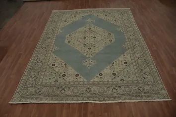 Classic Elegance Medallion Tabriz Persian Area Rug 7x11 for Living Spaces