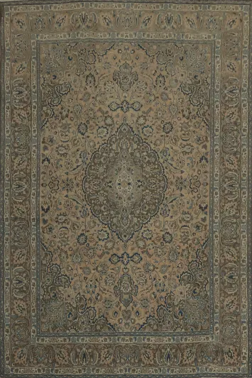 Luxurious Najafabad Persian Area Rug 9x12 with Floral Design