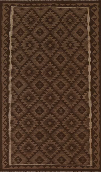 Tribal Kilim Wool Area Rug 5x8