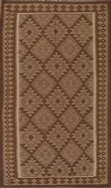 Geometric Kilim Oriental Area Rug 5x8