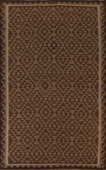Hand-Woven Kilim Oriental Area Rug 7x10