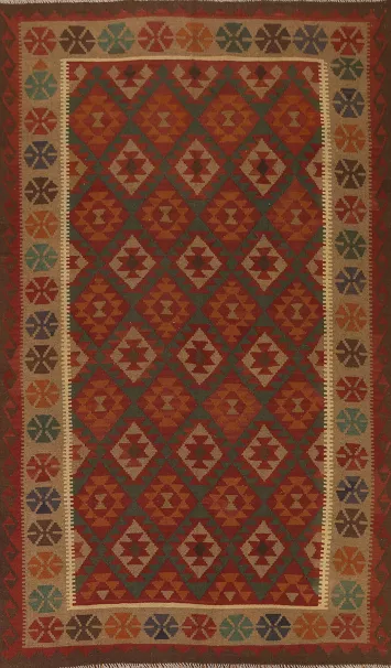 Geometric Kilim Oriental Area Rug 7x10