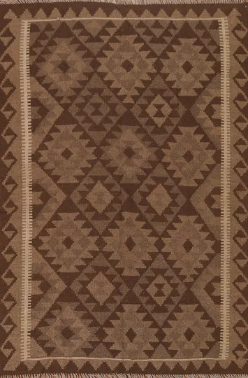 Tribal Wool Kilim Area Rug 5x7