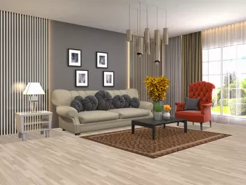 Tribal Kilim Wool Area Rug 5x6