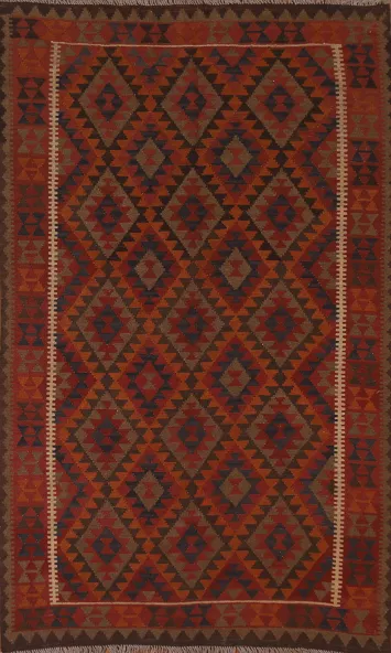 Tribal Wool Kilim Oriental Area Rug 5x8