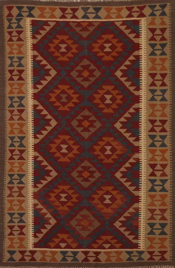 Geometric Kilim Oriental Area Rug 5x7