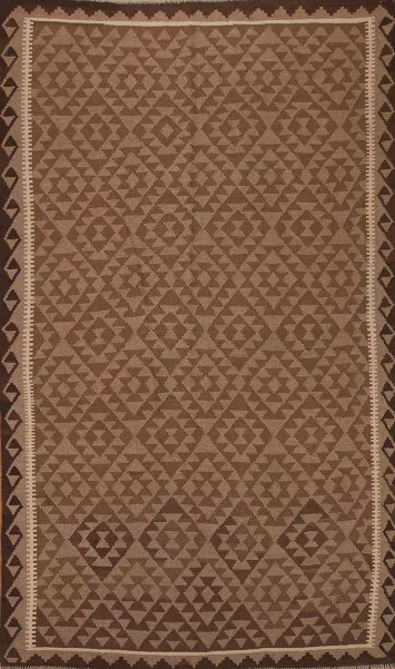 Wool Kilim Hand-Woven Area Rug 7x10