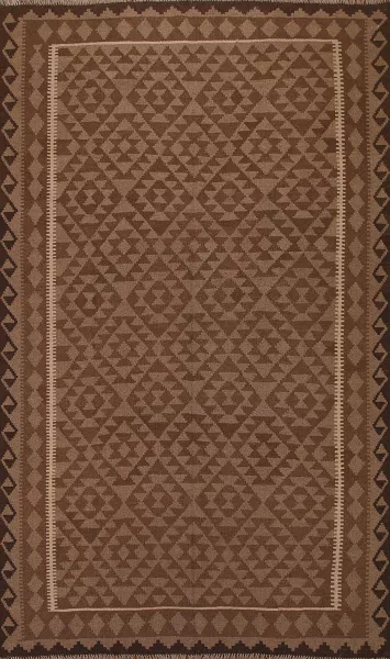Earth Tone Kilim Oriental Area Rug 7x10