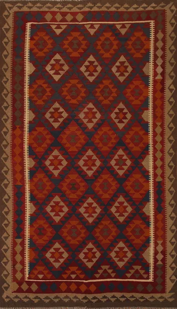 Geometric Kilim Oriental Area Rug 6x10