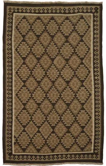 Tribal Kilim Wool Area Rug 7x10