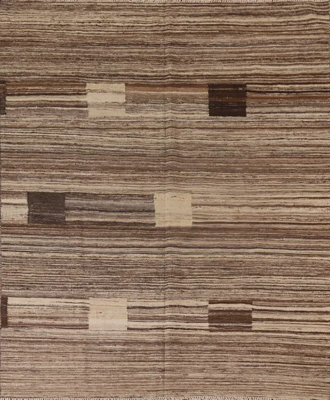 Geometric Kilim Modern Area Rug 6x6
