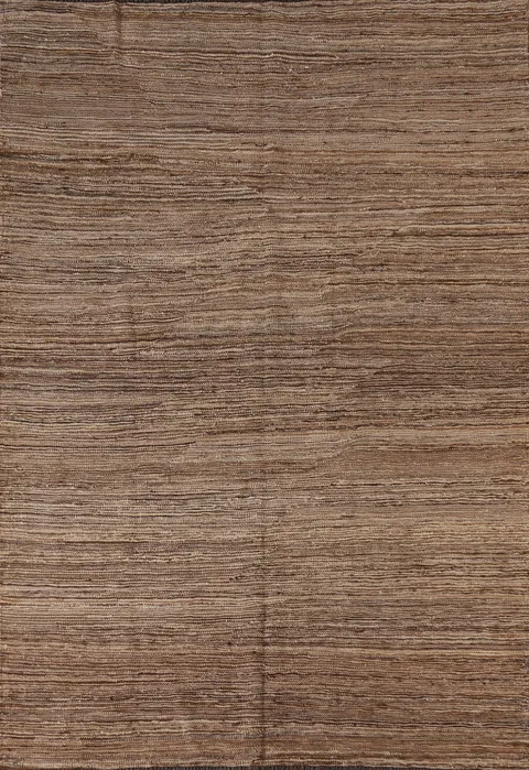 Natural Dye Kilim Earth Tone Area Rug 5x7