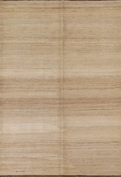 Earth Tone Kilim Modern Area Rug 4x6