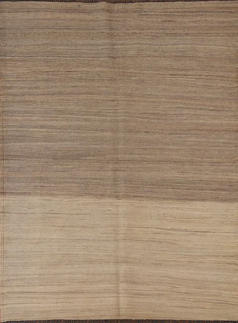 Modern Kilim Earth Tone Area Rug 5x6