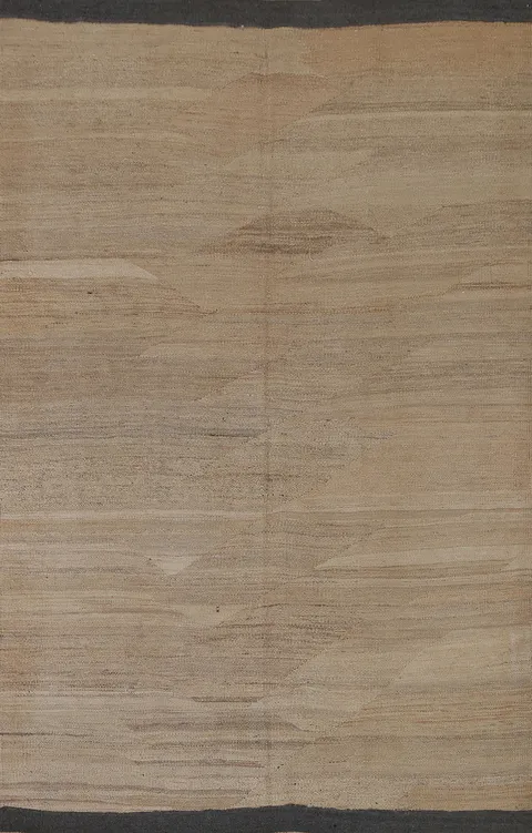 Earth Tone Kilim Oriental Area Rug 5x6